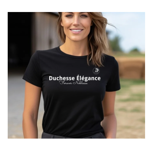 T-SHIRT Elegance Pure Black